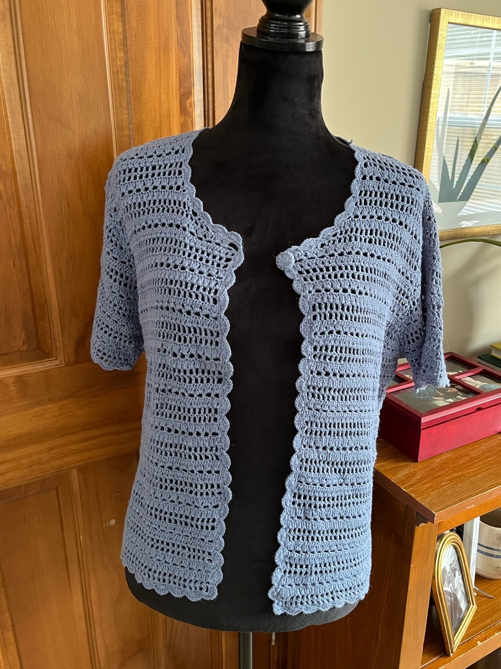 Vintage Requirements Women’s Short Sleeve Knit Sweater Cardigan